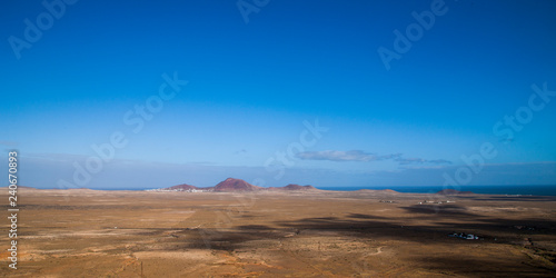 panoramic view of the island of lanzarote © wim