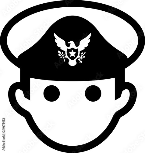 Admiral With Eagle Decoration Icon