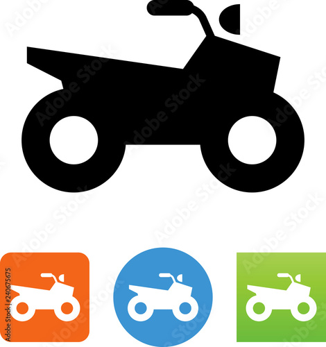 ATV Quad Icon - Illustration