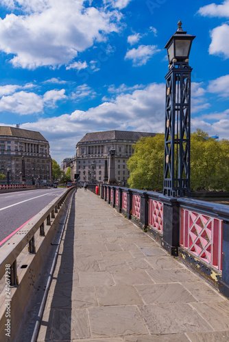 Lambeth bridge in Westminster