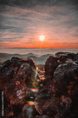 Fototapeta Naklejka Na Ścianę i Meble -  Sunset Oelberg 