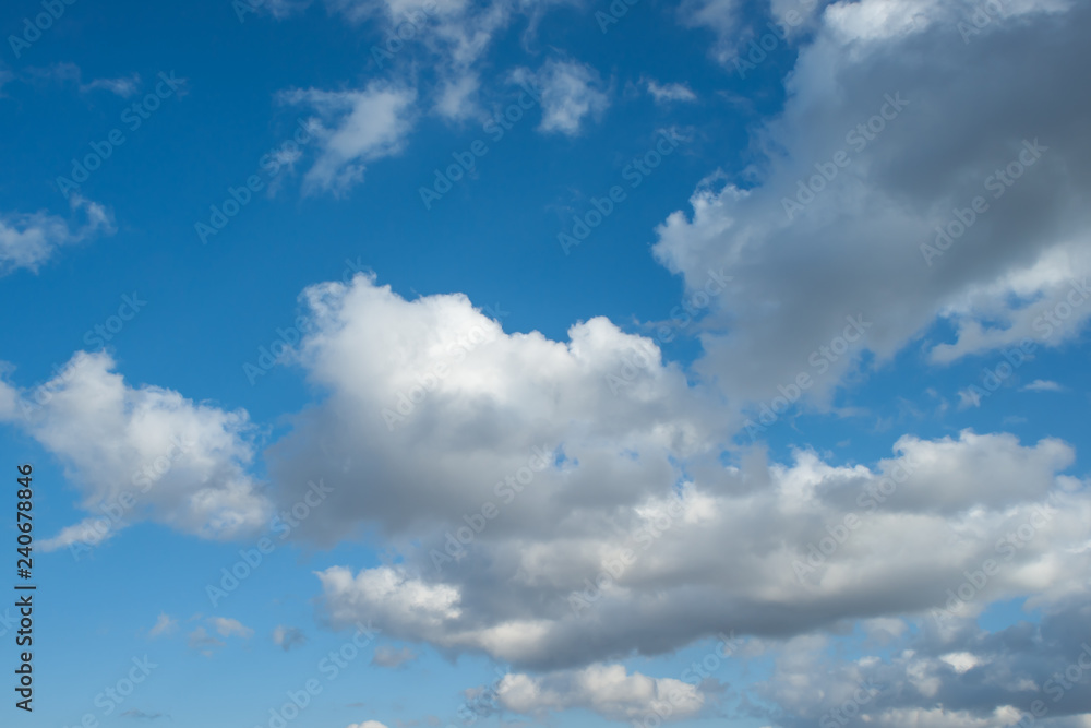 Naklejka premium Clouds