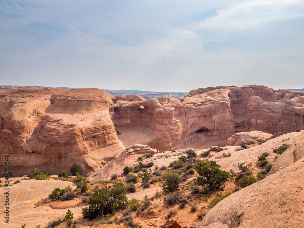 Geological formations in Arches National Park Geological formations in Arches National Park