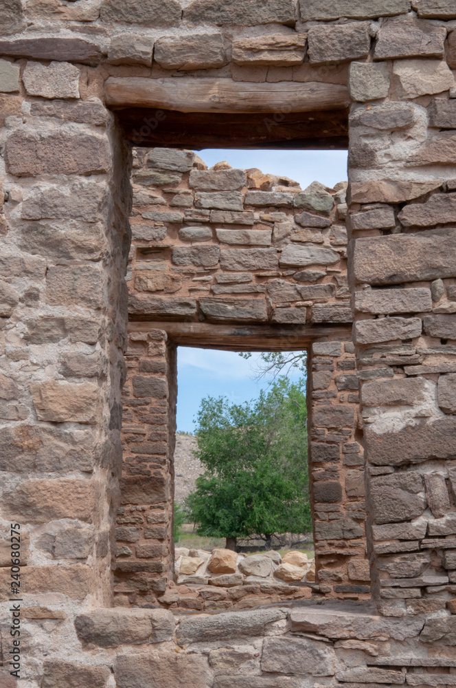 Aztec Ruins New Mexico, Windows and Doorway