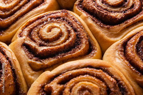 Fotografía Fresh Cinnamon Rolls Sweet and Tasty Cinnabons