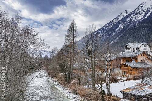 winter in the mountains, Chamonix © Alexandre