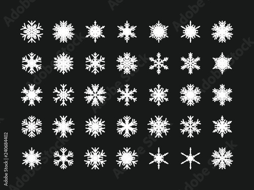 35 Einzigartige Schneeflocken