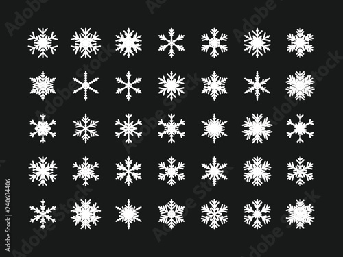 35 Einzigartige Schneeflocken