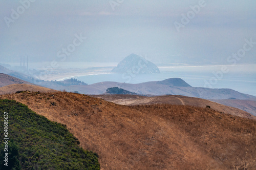View of Morro Rock  California