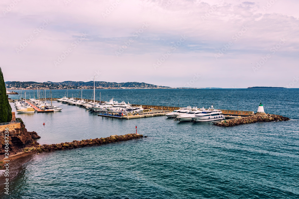 Port de la Rague, Cannes, France.