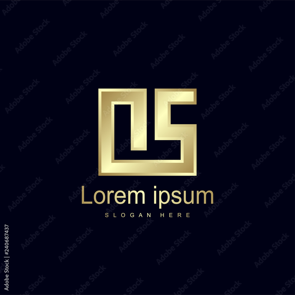 Initial Letter OS Logo Template Vector Design Initial Letter OS Logo Template Vector Design