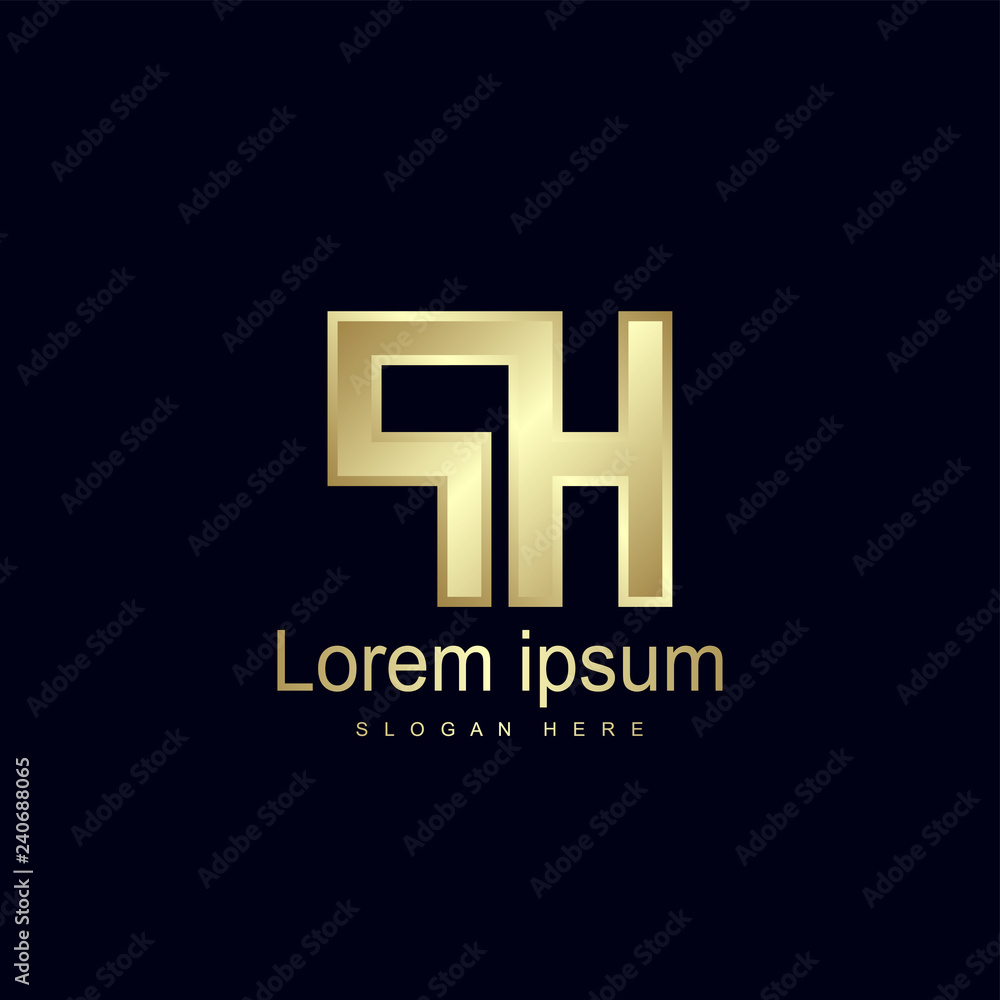 Initial Letter PH Logo Template Vector Design Initial Letter PH Logo Template Vector Design