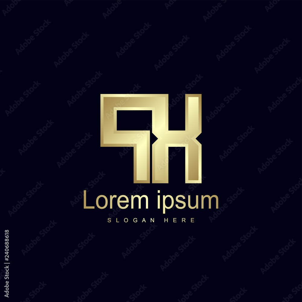 Initial Letter PX Logo Template Vector Design Initial Letter PX Logo Template Vector Design