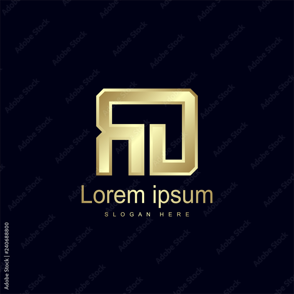 Initial Letter RD Logo Template Vector Design Initial Letter RD Logo Template Vector Design