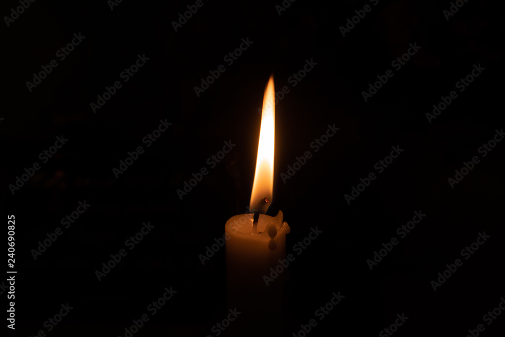 candle in the dark