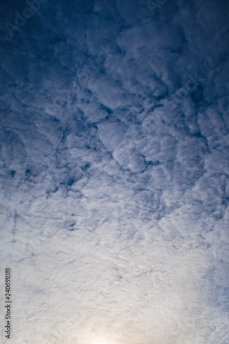 blue abstract cloud background