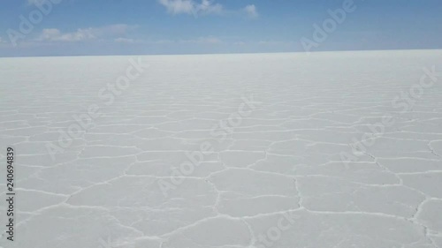 Panoramic views of the Salar de Uyuni in Bolivia. South America.
