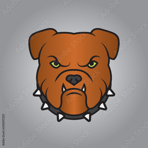 Police Dog Head Illustration and mascot, good for symbol