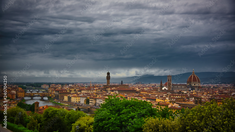 Florence in Clouds