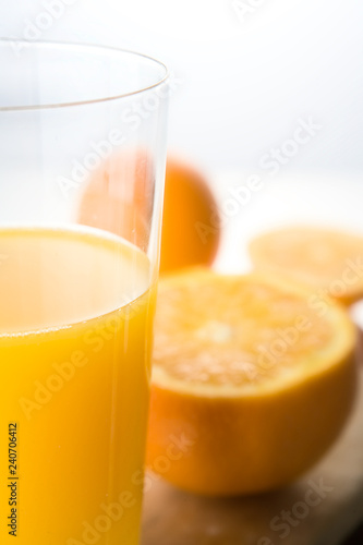 Oranges and juice 