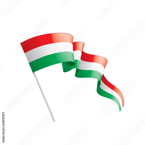 Hungary flag, vector illustration on a white background Free Download Hungary flag, vector illustration on a white background - GFXLoad