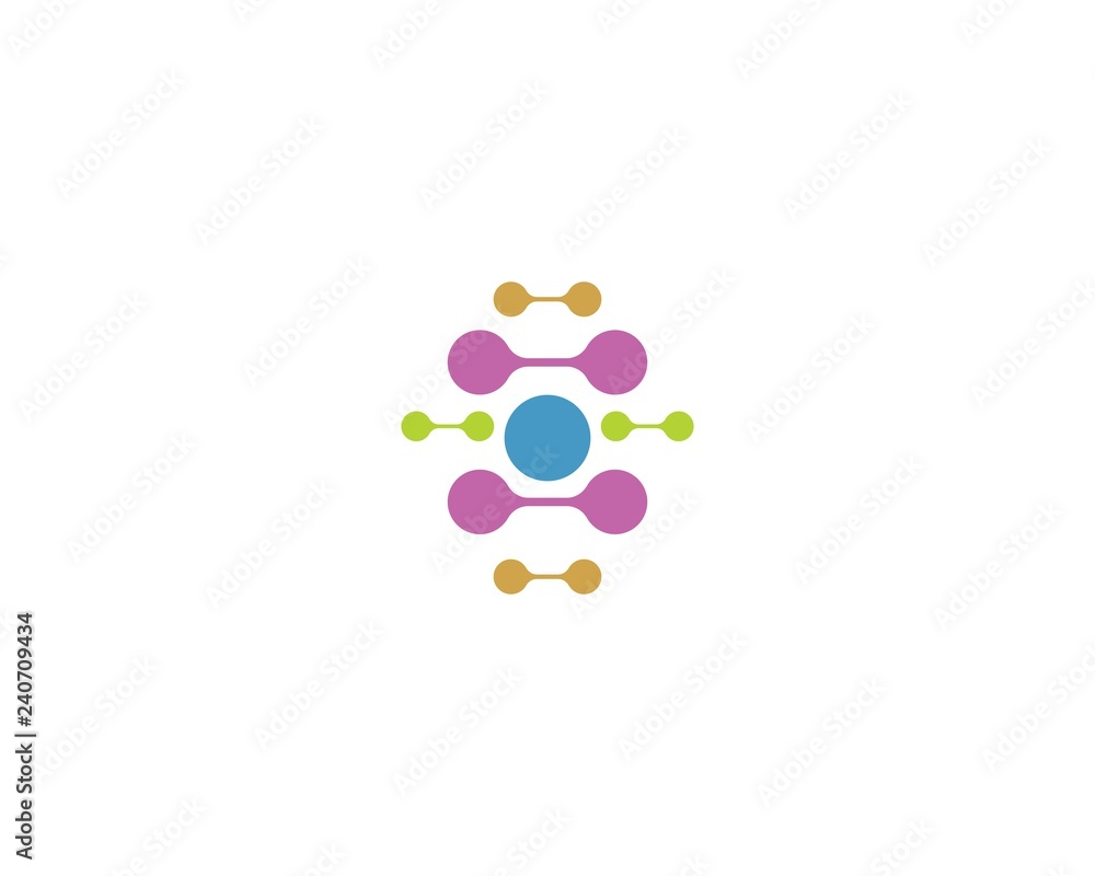 molecule logo icon vector design molecule logo icon vector design