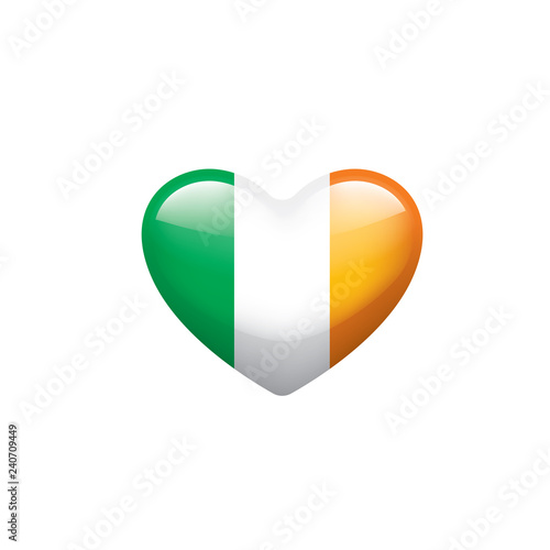 Free Download Ireland flag, vector illustration on a white background - GFXLoad