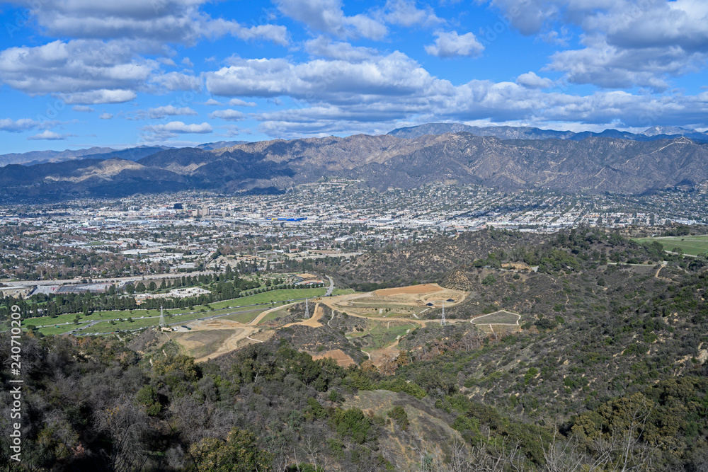 panorama LA view