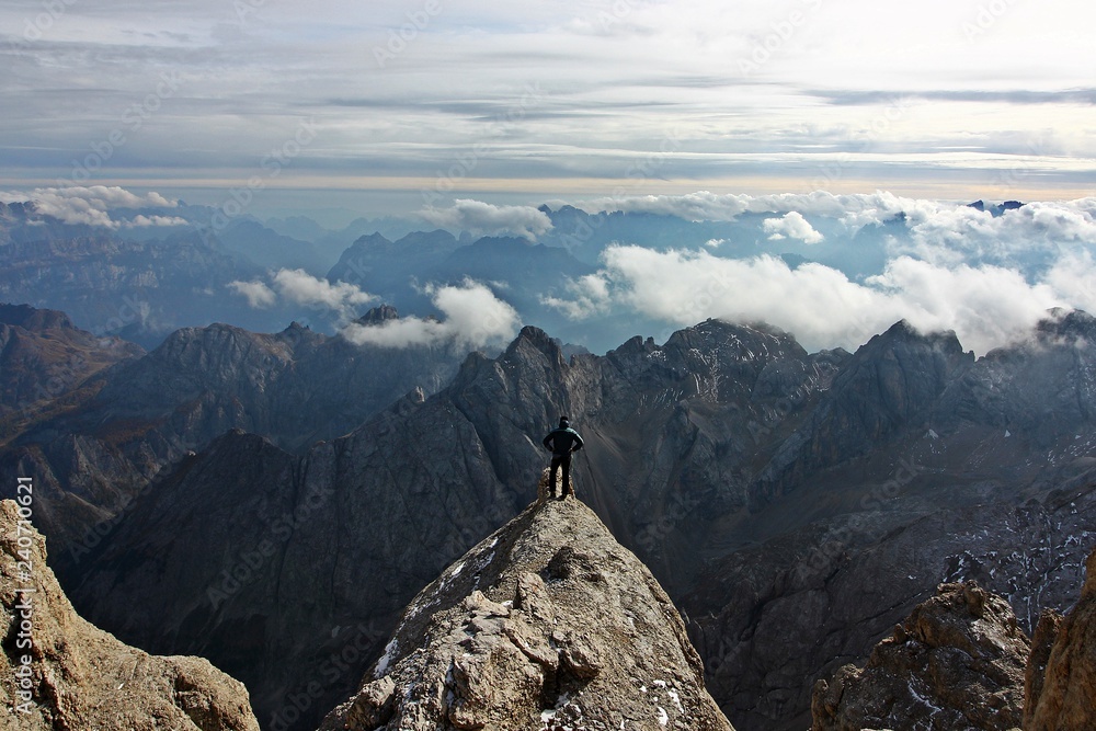 Gipfel Dolomiten Marmolada