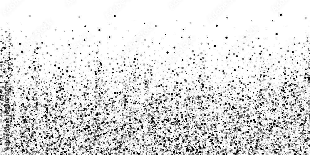Obraz premium Scattered dense balck dots. Dark points dispersion