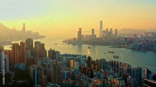 Hong Kong Island with Victoria Harbour