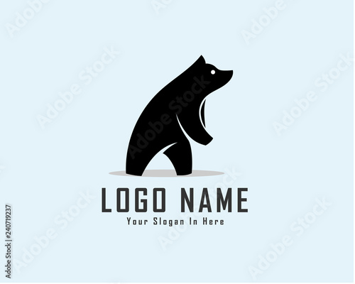 Standing bear logo design inspiration