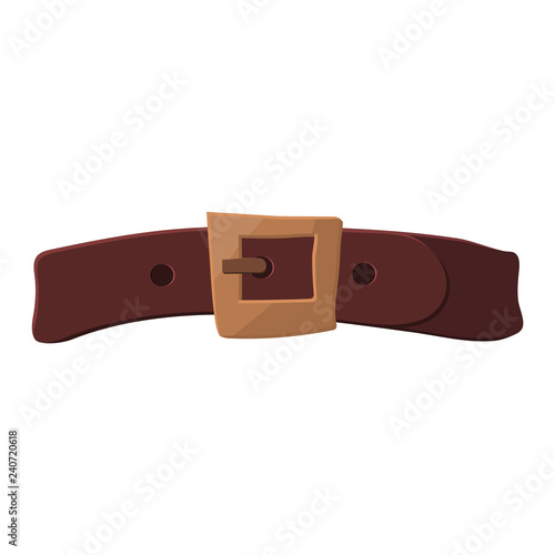 Belt Leather. Vector Illustration.