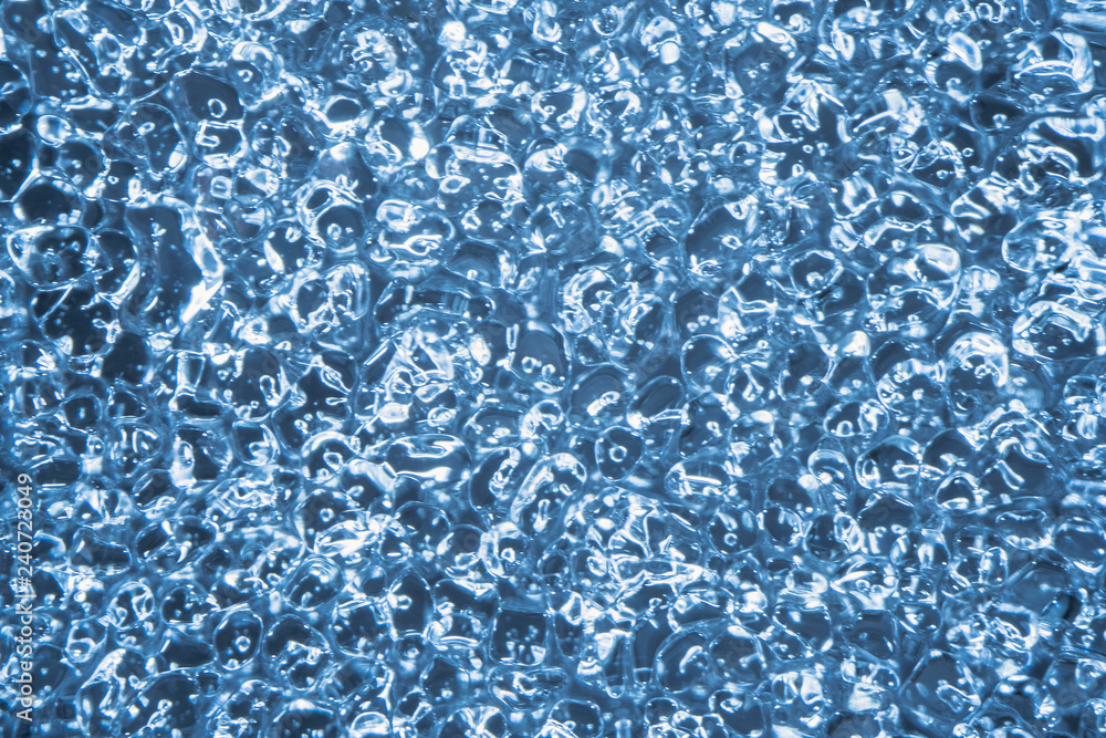 Frosty patterns on the glass, macro photography Frosty patterns on the glass, macro photography