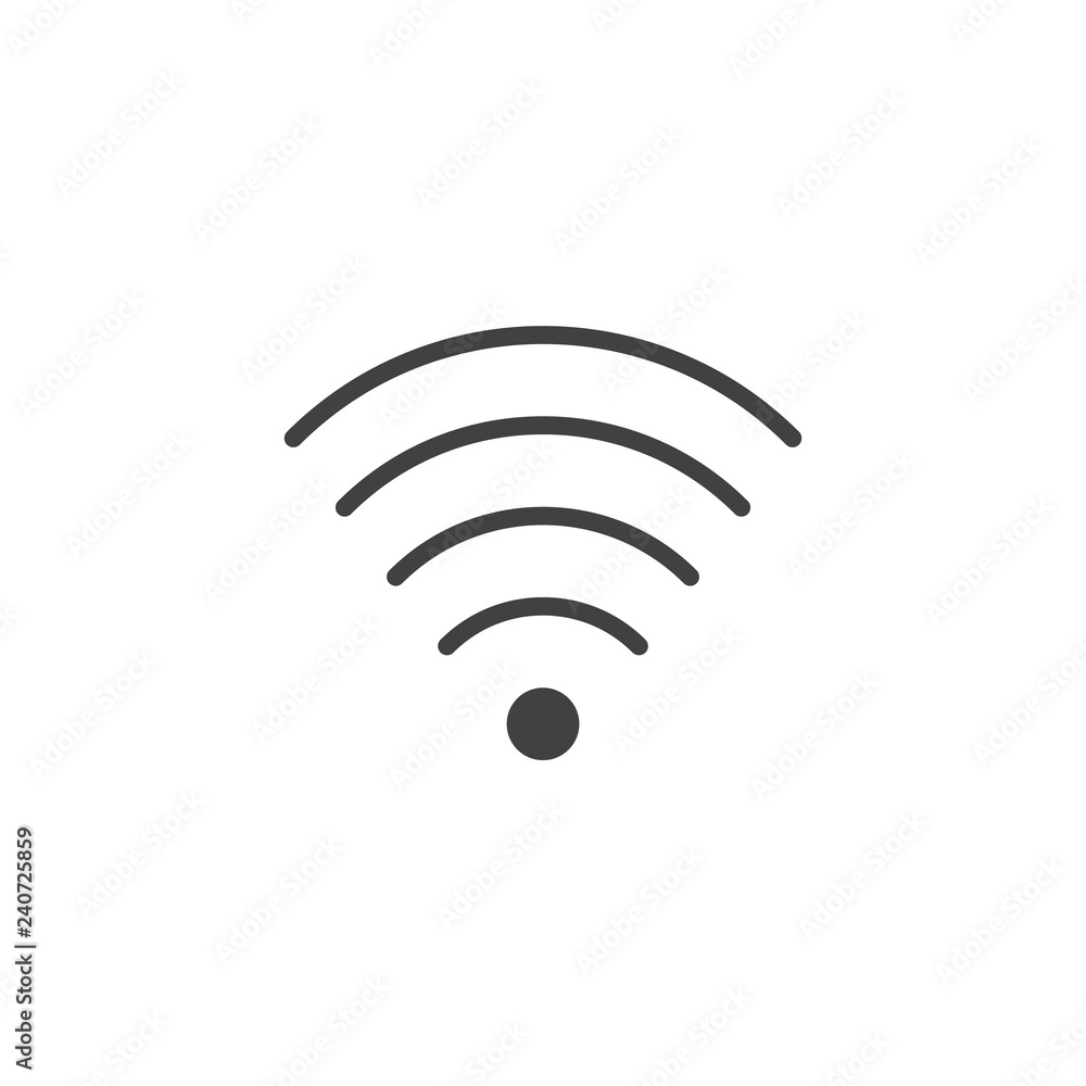 Wireless network vector icon. filled flat sign for mobile concept and web design. wi-fi signal simple solid icon. Symbol, logo illustration. Pixel perfect vector graphics Wireless network vector icon. filled flat sign for mobile concept and web design. wi-fi signal simple solid icon. Symbol, logo illustration. Pixel perfect vector graphics