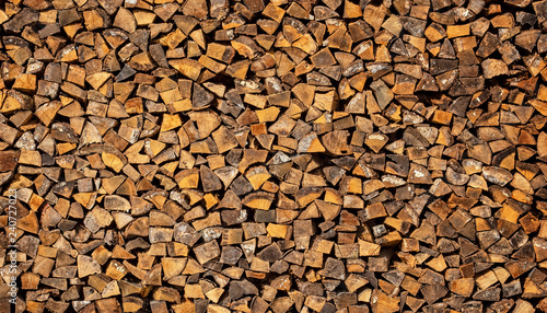 Chopped firewood logs ready...