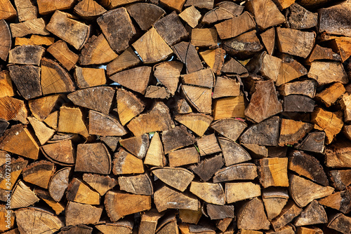 Chopped firewood logs ready...