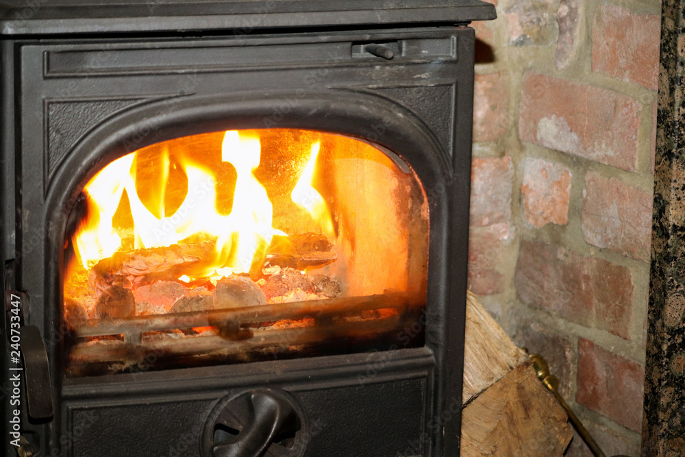 Burning Fire Place Burning Fire Place