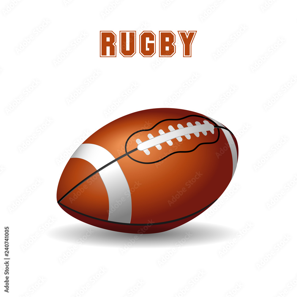 Rugby ball icon Rugby ball icon