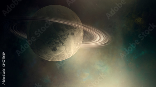 planet with rings, Saturn s...