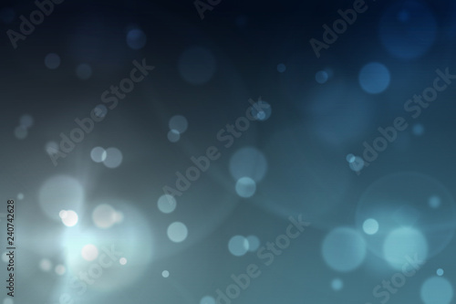 blue gradient background with bokeh, bokeh background for night party, beautiful bokeh and flair lighting on dark blue background color