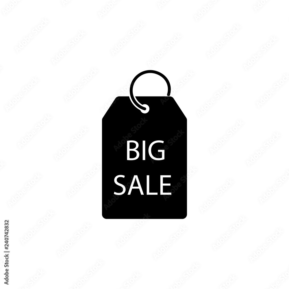 Big sale tag icon