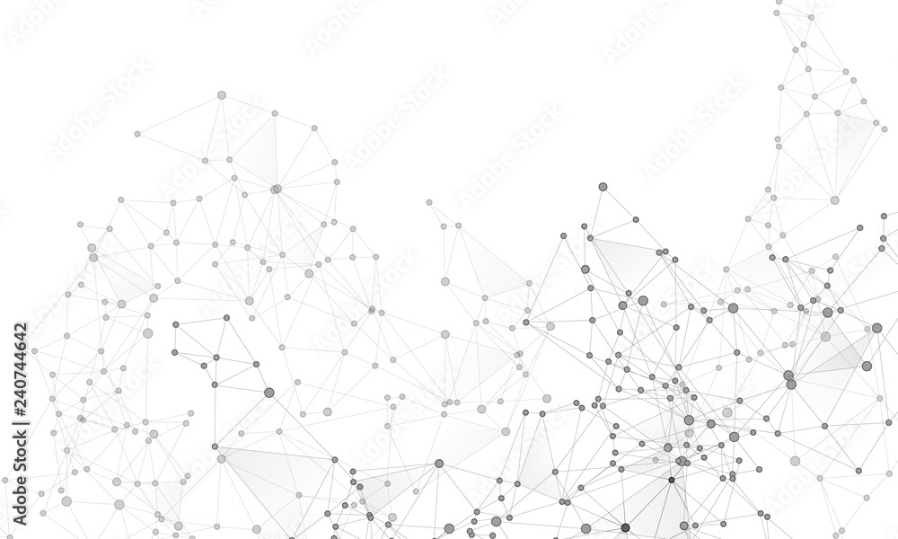 Block chain global network technology concept. Block chain global network technology concept.