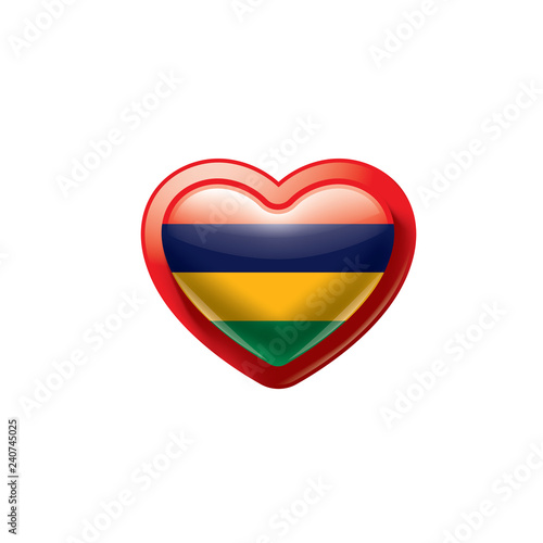 Free Download Mauritius flag, vector illustration on a white background - GFXLoad