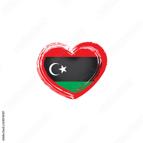 Free Download Libya flag, vector illustration on a white background - GFXLoad