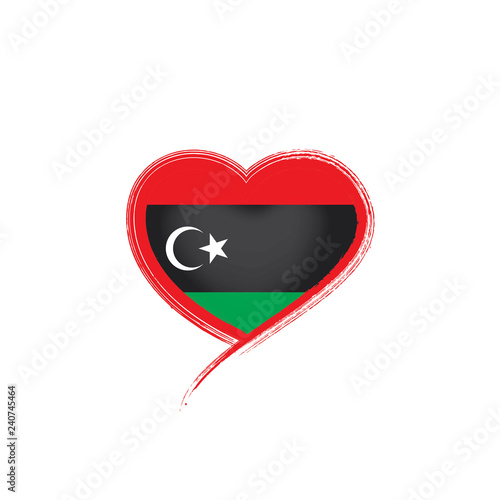 Free Download Libya flag, vector illustration on a white background - GFXLoad