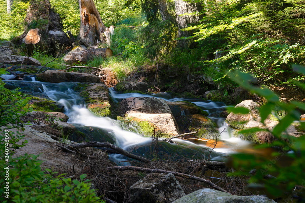 Wasserfall im Harz Stock Photo Adobe Stock