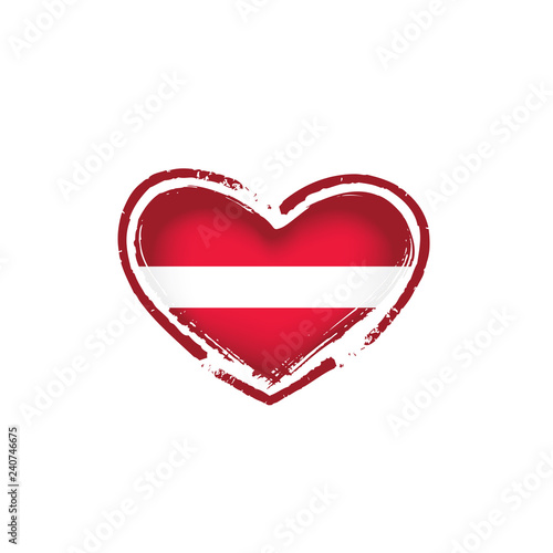 Free Download Latvia flag, vector illustration on a white background - GFXLoad