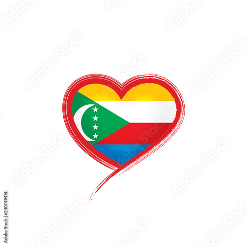 Free Download Comoros flag, vector illustration on a white background - GFXLoad