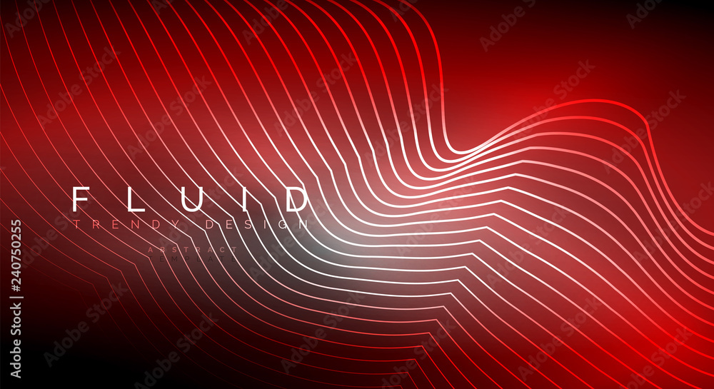 Digital flowing wave particles abstract background Digital flowing wave particles abstract background